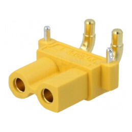 Conector Alimentare DC XT30 Mamă cu 2 Pini pentru PCB THT - Compatibilitate și Performanță Optime | Electronic-mag.ro | Componente Electronice