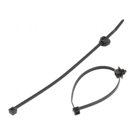Colier de strângere cu lame de fixare, dimensiuni L: 202mm, W: 4,6mm, rezistență 225N | Electronic-mag.ro | Componente Electronice