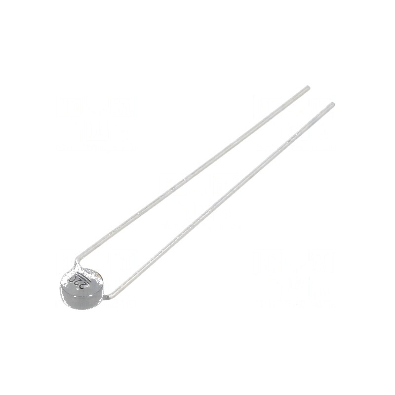 Termistor NTC 220Ω THT 3200K, Temperatura -55° până la 125°C, Precizie ±5%, Putere 450mW, Raster 5mm | Electronic-mag.ro | Componente Electronice