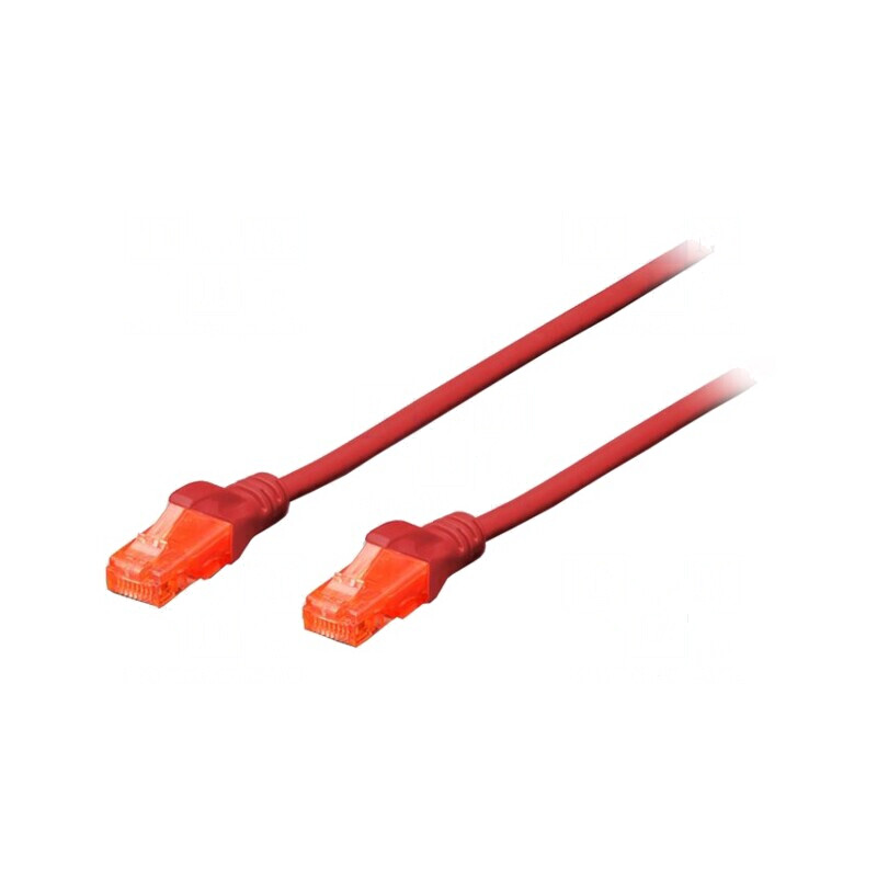 Cabluri de rețea Patch cord U/UTP 5e litat CCA PVC roșu 0,5m 26AWG | Electronic-mag.ro | Componente Electronice Cabluri de rețea Patch cord U/UTP 5e litat CCA PVC roșu 0,5m 26AWG | Electronic-mag.ro | Componente Electronice
