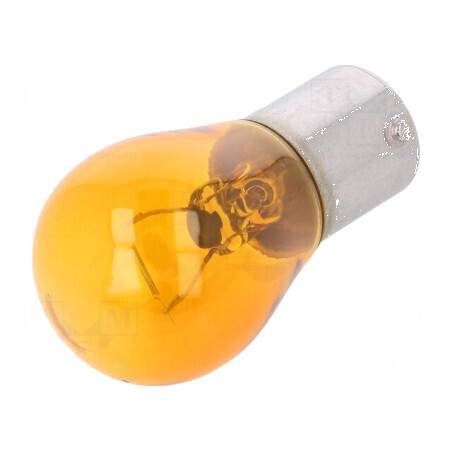 Lampă auto BAU15S portocalie 12V 21W VISIONPRO - Bec Lumină - 1 Bucată | Electronic-mag.ro | Componente Electronice