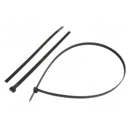 Colier de strângere din poliamidă, 890mm L, 12,5mm W, 1112N, negru | Electronic-mag.ro | Componente Electronice