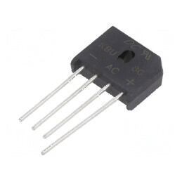 Punte Redresoare Monofazată Urmax 400V, 8A, 175A Ifsm, pentru Aplicații Industriale | Electronic-mag.ro | Componente Electronice