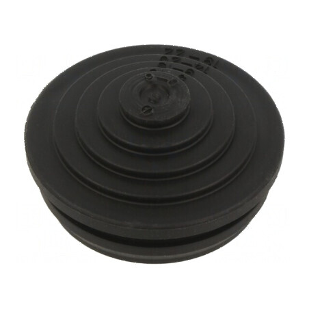 Manșon elastomer termoplastic TPE negru pentru cabluri cu diametrul între 0 și 22 mm, protecție IP54 | Electronic-mag.ro | Componente Electronice