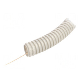 Tub de protecție PVC gri - Dimensiune 25m, Øint 19mm, 320N | Electronic-mag.ro | Componente Electronice