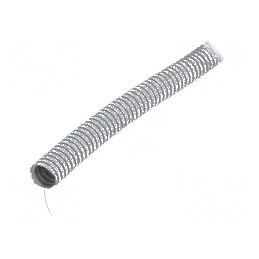 Tub de protecție PVC gri, dimensiune 25mm, lungime 50m, rezistență temperatură -25÷60°C, 320N | Electronic-mag.ro | Componente Electronice