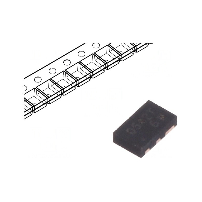 Diodă TVS Unidirecțională 8V 5A 75W SLP1610P4 - Protecție Circuit Ch: 2 | Electronic-mag.ro | Componente Electronice