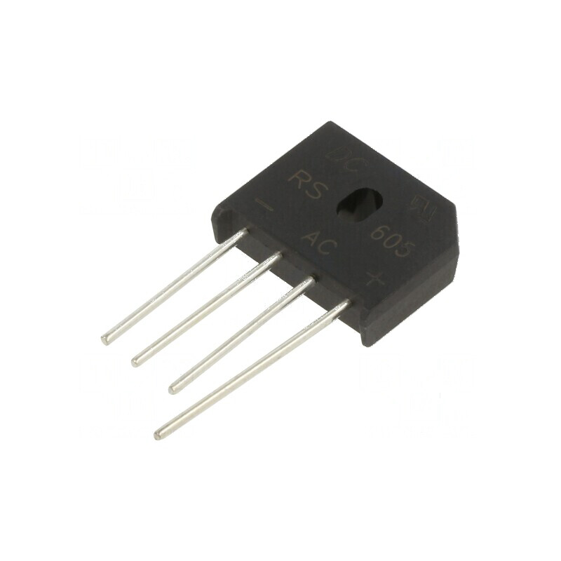 Punte Redresoare Monofazată Urmax 600V, 6A If, 150A Ifsm - Soluție Profesională pentru Redresare Energii | Electronic-mag.ro | Componente Electronice Punte Redresoare Monofazată Urmax 600V, 6A If, 150A Ifsm - Soluție Profesională pentru Redresare Energii | Electronic-mag.ro | Componente Electronice