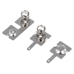 Set contacte baterie AA/R6 - 2 bucăți | Electronic-mag.ro | Componente Electronice