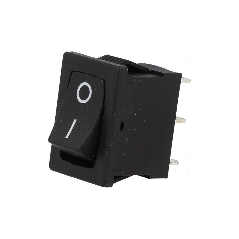 Rocker Switch SPDT 2 Position ON-ON 3A/250VAC Black, 35mΩ, -30 to 80°C | Electronic-mag.ro | Componente Electronice Rocker Switch SPDT 2 Position ON-ON 3A/250VAC Black, 35mΩ, -30 to 80°C | Electronic-mag.ro | Componente Electronice