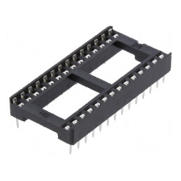 Soclu pentru circuite integrate DIP28, 15,24mm THT, Raster 2,54mm - Componentă electronică profesională | Electronic-mag.ro | Componente Electronice
