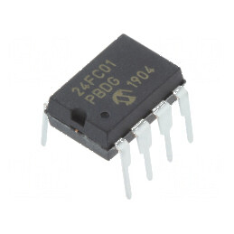 Memorie EEPROM I2C 1kb 128x8bit 1,7÷5,5V 1MHz DIP8 - Compatibilitate Avansată | Electronic-mag.ro | Componente Electronice