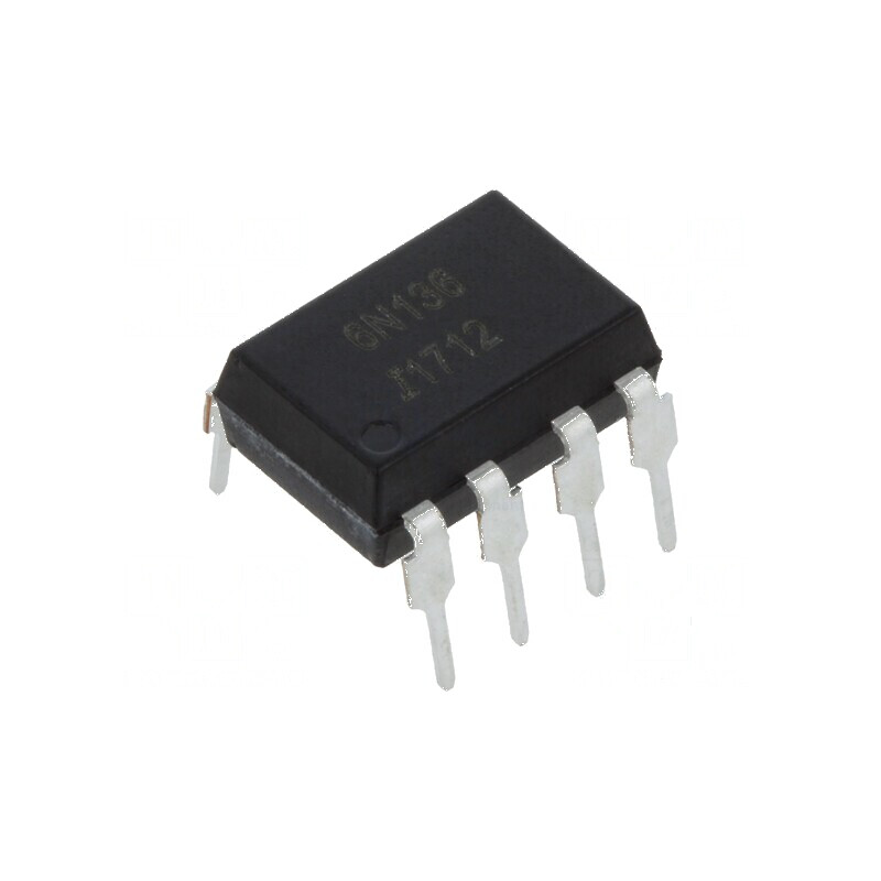 Optocuplor THT cu 1 Canal, Ieșire cu Tranzistori, CTR 19-50% la 16mA, DIP8 | Electronic-mag.ro | Componente Electronice