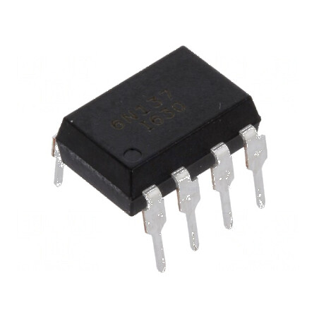 Optocuplor THT DIP8 cu Canale Logice CTR 19-50% la 16mA - Ch: 1, OUT: Logic | Electronic-mag.ro | Componente Electronice