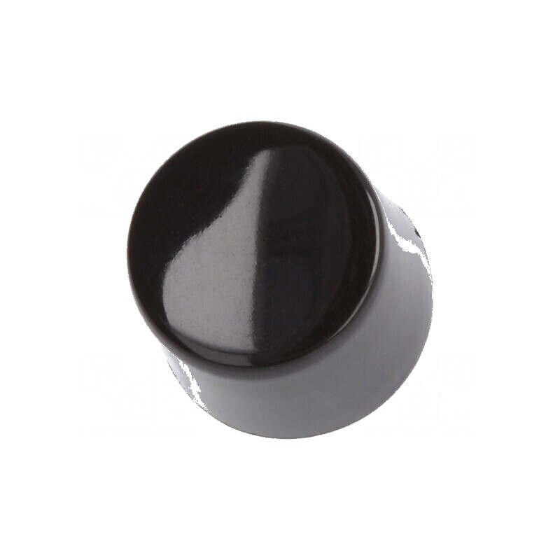 Capişon negru MB Ø8x6,3mm pentru serie MB - Accesorii de calitate superioară | Electronic-mag.ro | Componente Electronice