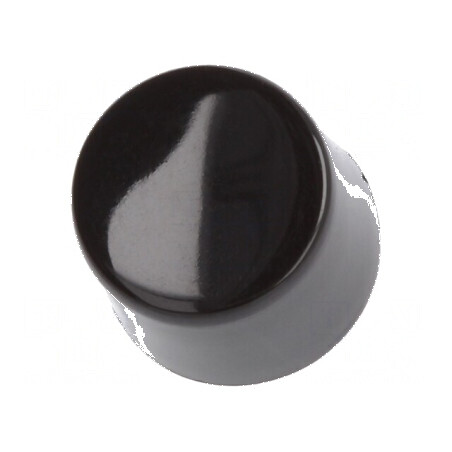 Capişon negru MB Ø8x6,3mm pentru serie MB - Accesorii de calitate superioară | Electronic-mag.ro | Componente Electronice