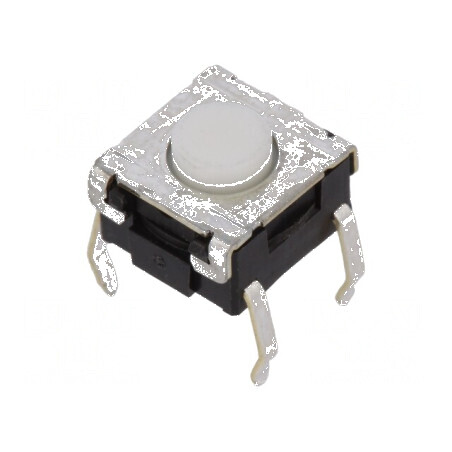 Microîntrerupător TACT SPST-NO 0,05A/24VDC THT - Pozitie 2, Fara Buton | Electronic-mag.ro | Componente Electronice