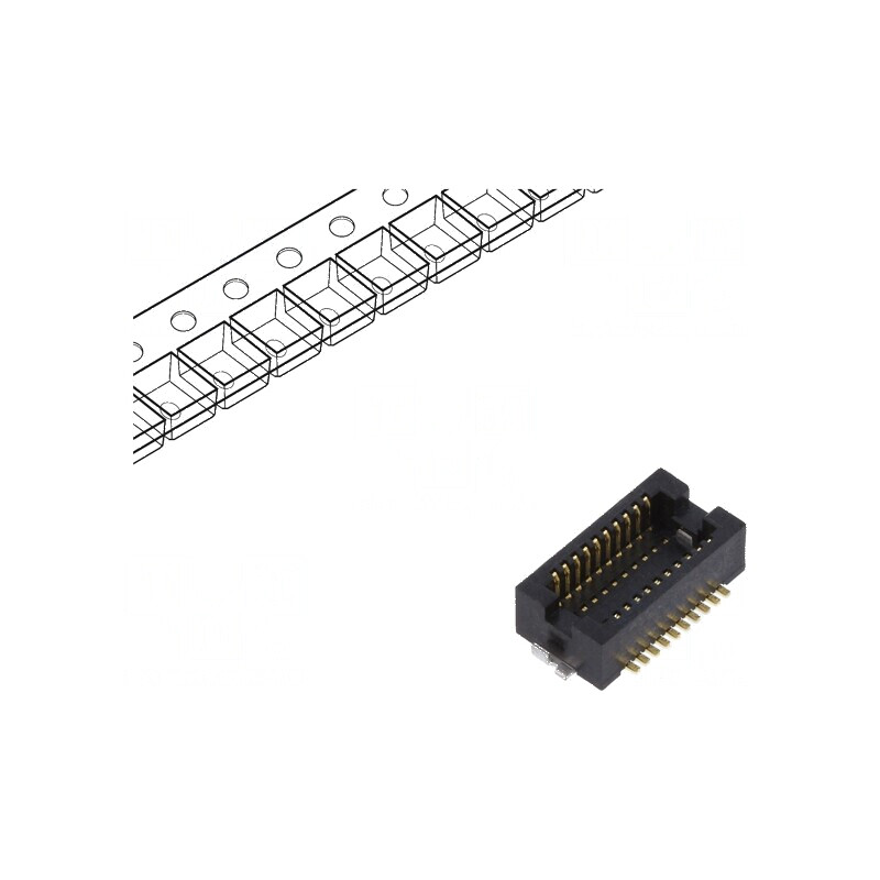 Conector PCB-PCB Tată PIN 20, 0,5mm, H 2,3mm, DF12N Aurit SMT - Componente Electronice Profesionale | Electronic-mag.ro | Componente Electronice Conector PCB-PCB Tată PIN 20, 0,5mm, H 2,3mm, DF12N Aurit SMT - Componente Electronice Profesionale | Electronic-mag.ro | Componente Electronice
