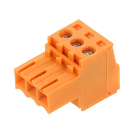 Regletă de conexiuni deconectabilă 3,5mm cu 3 piste - mufă dreptă | Electronic-mag.ro | Componente Electronice