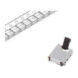 Comutator cu senzor Poz: 2 SPST 0,01A/5VDC - Terminație drepte 500mΩ | Electronic-mag.ro | Componente Electronice