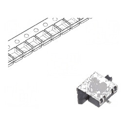 Comutator cu Senzor Pozitiv 2 SPST 0,01A/5VDC 500mΩ 0,39N 1,7mm - Componentă Electrică Profesională | Electronic-mag.ro | Componente Electronice