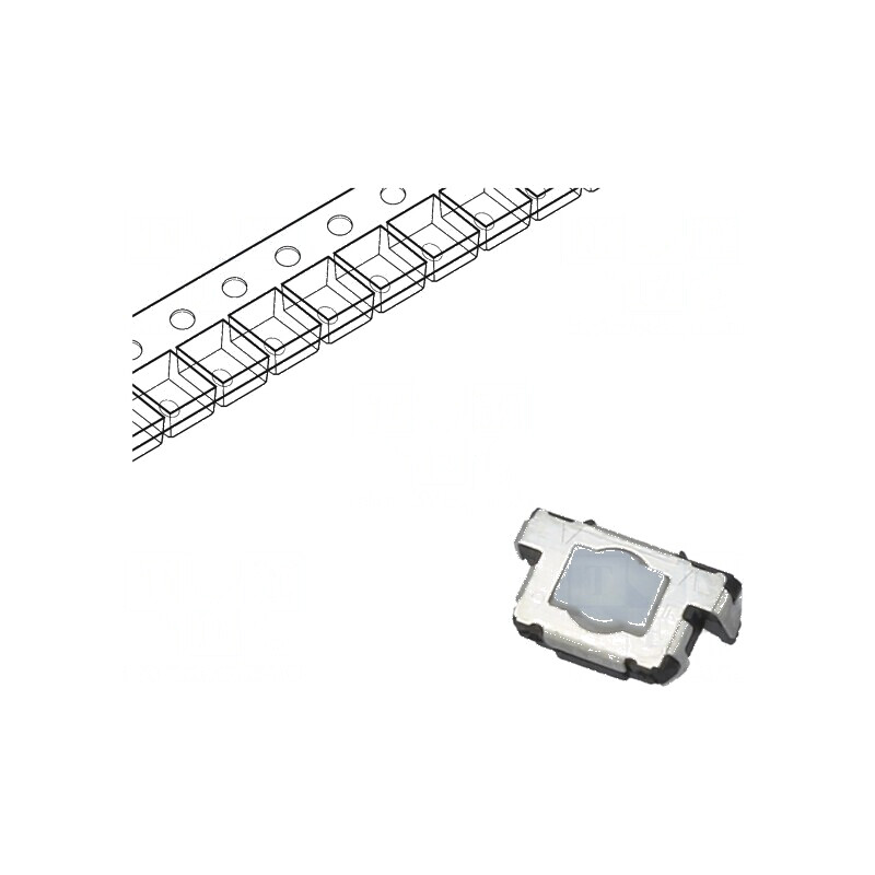 Microîntrerupător TACT SPST Poz. 2 0,02A/12VDC SMT 3,5mm pentru Circuit Electric | Electronic-mag.ro | Componente Electronice Microîntrerupător TACT SPST Poz. 2 0,02A/12VDC SMT 3,5mm pentru Circuit Electric | Electronic-mag.ro | Componente Electronice
