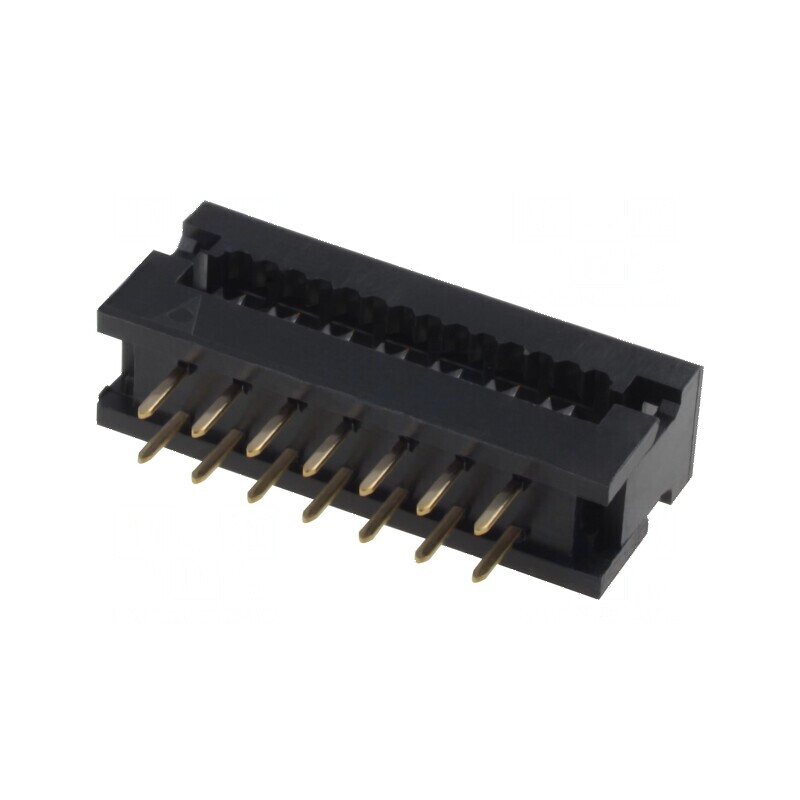 Conector IDC cu 14 pini, adaptor THT pentru cablu-bandă 1,27 mm | Electronic-mag.ro | Componente Electronice Conector IDC cu 14 pini, adaptor THT pentru cablu-bandă 1,27 mm | Electronic-mag.ro | Componente Electronice