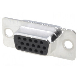 Mufă mamă D-Sub HD PIN 15 cu cablu de lipire, 5A 250V, 20mΩ | Electronic-mag.ro | Componente Electronice
