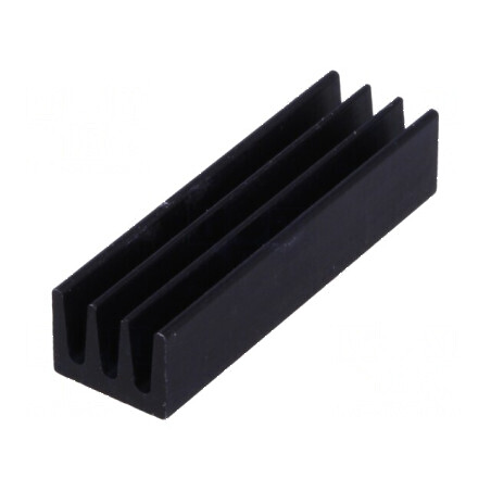 Radiator Extrudat Negru 22mm L x 6,3mm W x 4,8mm H 34K/W - Eficiență Termică Optimală | Electronic-mag.ro | Componente Electronice