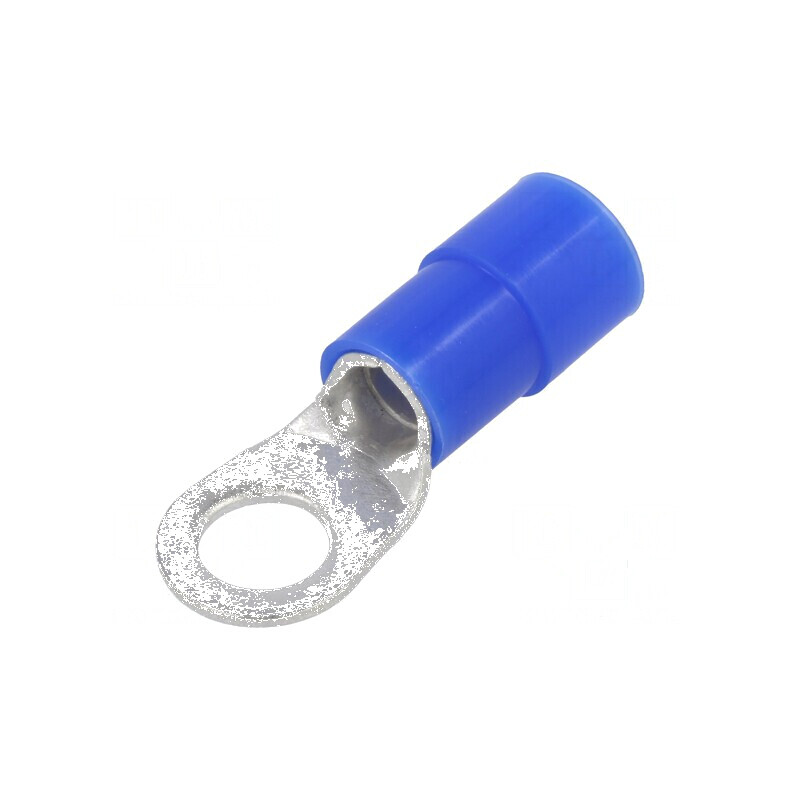 Vârf Inelar M8 Ø 8,5mm 16mm² Crimpat pe Cablu Izolată din Cupru - Conector Electric Profesional | Electronic-mag.ro | Componente Electronice