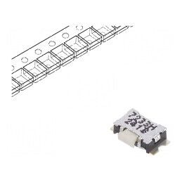 Microîntrerupător TACT SPST-NO Pozitie 2 0,05A/32VDC SMT Fără 4N - Comutator Compact pentru Circuit Electric | Electronic-mag.ro | Componente Electronice