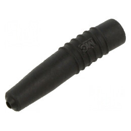 Accesorii protecție mufă neagră, lungime totală 26.7mm | Electronic-mag.ro | Componente Electronice