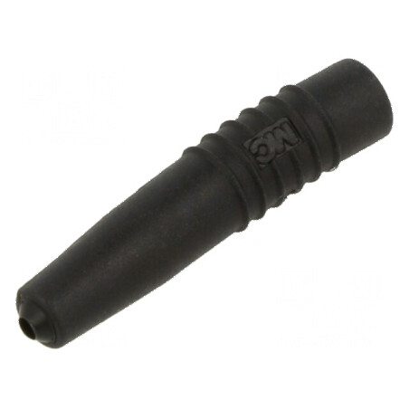 Accesorii protecție mufă neagră, lungime totală 26.7mm | Electronic-mag.ro | Componente Electronice