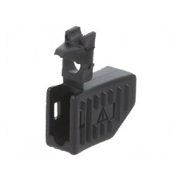 Accesoriu de protecție pentru mufă neagră, lungime totală 17,8 mm | Electronic-mag.ro | Componente Electronice