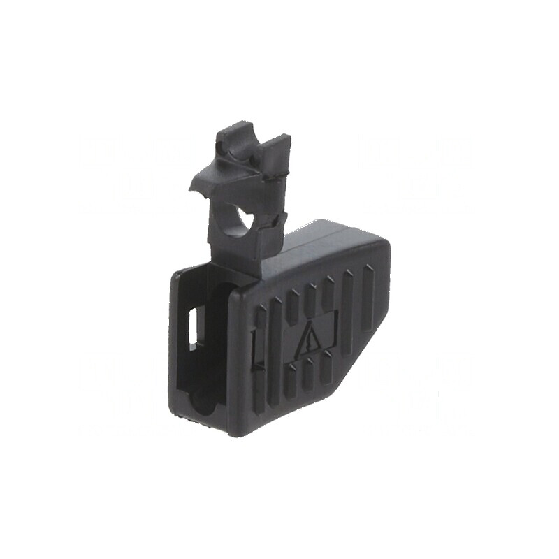 Accesoriu de protecție pentru mufă neagră, lungime totală 17,8 mm | Electronic-mag.ro | Componente Electronice