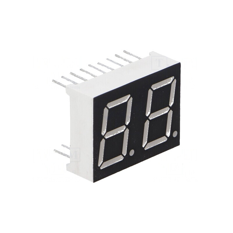 Afișaj LED 7 Segmente 14,22mm 0,56" Nr. Car: 2 Verde 6mcd - Display Digital pentru Proiecte Electronice | Electronic-mag.ro | Componente Electronice Afișaj LED 7 Segmente 14,22mm 0,56" Nr. Car: 2 Verde 6mcd - Display Digital pentru Proiecte Electronice | Electronic-mag.ro | Componente Electronice