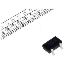 Senzor Hall Unipolar SC59 - Sensibilitate 5÷13,5mT, Tensiune Alimentare 2,7÷18VDC, SMT | Electronic-mag.ro | Componente Electronice