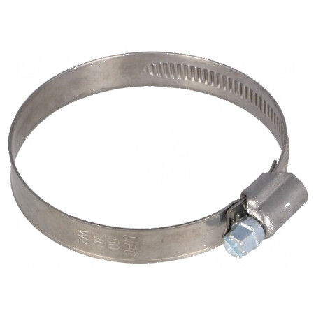 Colier cu şurub de strângere W: 12mm - Crimpare 50-70mm DD W2 pentru instalații industriale | Electronic-mag.ro | Componente Electronice
