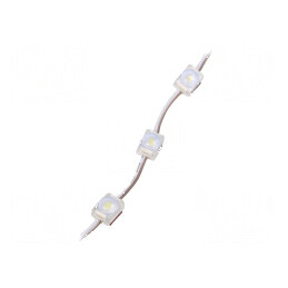 Lumină LED Albă 7000K 300mW 30lm IP67 160° - Diode 2835, Temperatura de Funcționare -25÷55°C | Electronic-mag.ro | Componente Electronice