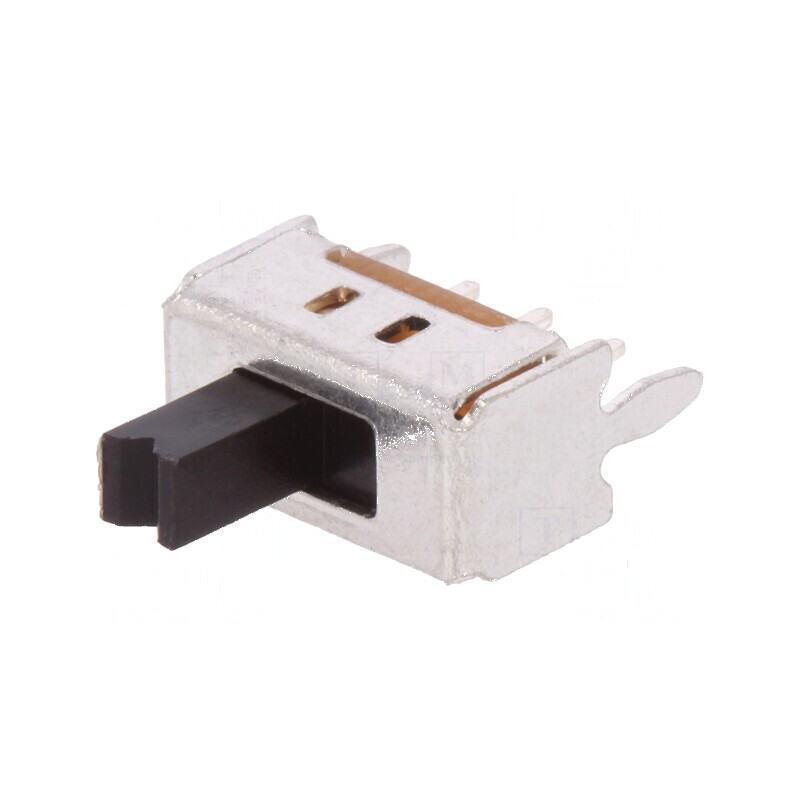 Comutator glisant Poz: 2 SPDT 0,1A/12VDC ON-ON THT - Interval temperatură -30÷70°C | Electronic-mag.ro | Componente Electronice