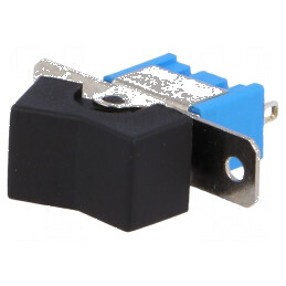 Rocker Switch SP3T 3A/250VAC ON-OFF-ON Negru cu Rezistență de 20mΩ | Electronic-mag.ro | Componente Electronice
