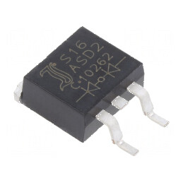 Diodă Redresoare SMD 50V 8A x 2, 1,5µs D2PAK - Ufmax: 1,1V, Ir: 5µA | Electronic-mag.ro | Componente Electronice