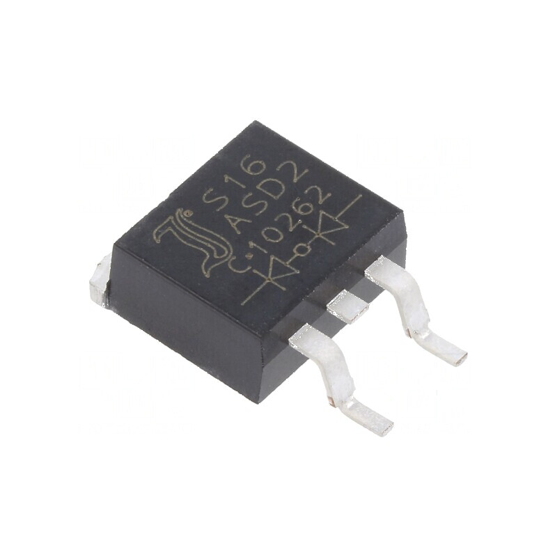 Diodă Redresoare SMD 50V 8A x 2, 1,5µs D2PAK - Ufmax: 1,1V, Ir: 5µA | Electronic-mag.ro | Componente Electronice