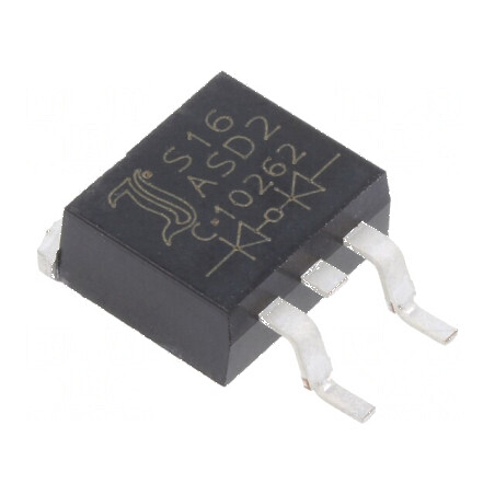 Diodă Redresoare SMD 50V 8A x 2, 1,5µs D2PAK - Ufmax: 1,1V, Ir: 5µA | Electronic-mag.ro | Componente Electronice