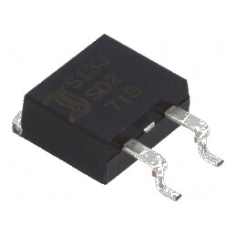 Diodă Redresoare SMD 600V 8A x 2, 1,5µs D2PAK, Ufmax: 1,1V, Ir: 5µA | Electronic-mag.ro | Componente Electronice