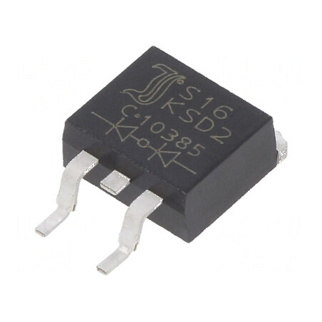 Diodă Redresoare SMD 800V 8A x 2, 1.5µs, D2PAK, Ufmax: 1.1V, Ir: 5µA | Electronic-mag.ro | Componente Electronice