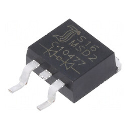 Diodă Redresoare SMD 1kV 8Ax2 1,5us D2PAK - Ufmax: 1,1V, Ir: 5uA - Componentă Electronică Profesionistă | Electronic-mag.ro | Componente Electronice