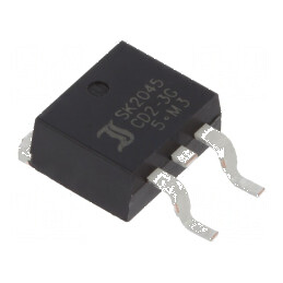 Diodă Schottky SMD 45V 10A x 2 D2PAK - Redresor pentru aplicații electronice | Electronic-mag.ro | Componente Electronice