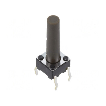 Microîntrerupător TACT SPST Pozitiv 2 - 0,05A 12VDC THT 1,6N 17mm | Electronic-mag.ro | Componente Electronice