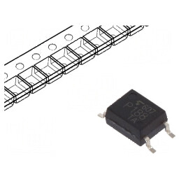 Optocuplor SMD 1 Canal, 1 Iesire, Tranzistori, Izolare 3,75kV, Tensiune Colector-Emetter 350V | Electronic-mag.ro | Componente Electronice